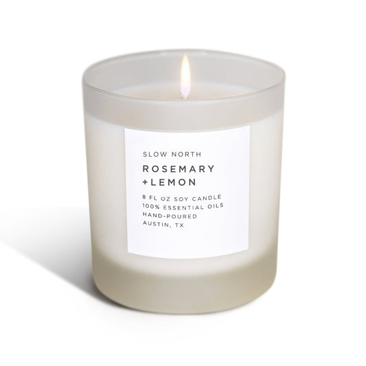 Rosemary + Lemon - Signature Candle - Homeland Harvest
