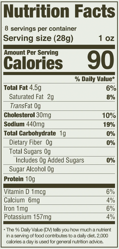 1/2 lb Sliced Garlic & Herb Beef Biltong