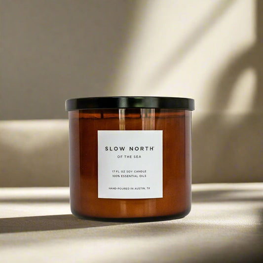 Of The Sea (Eucalyptus + Lavender + Peppermint) - Signature 3-Wick Candle - Homeland Harvest
