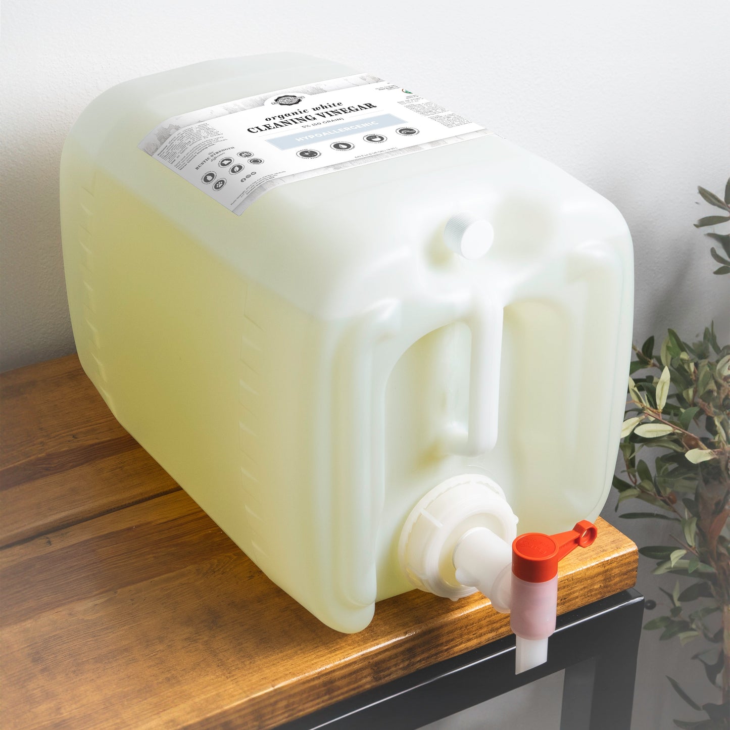 Organic White Cleaning Vinegar | 5% (50 grain)