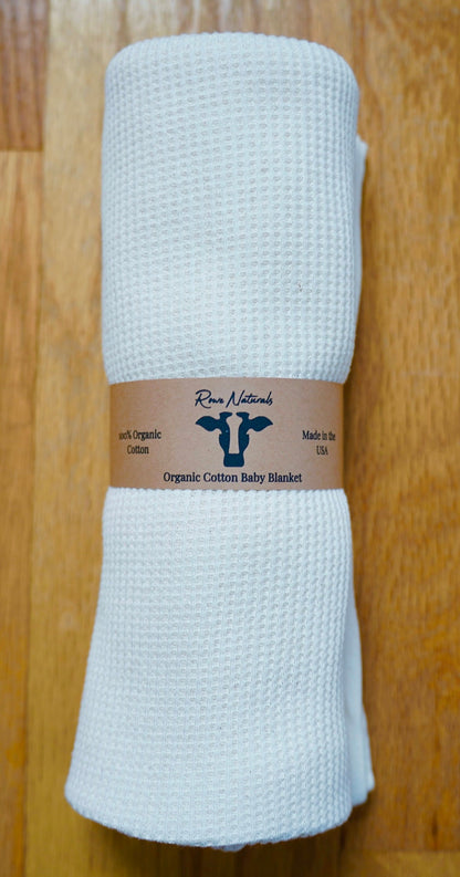 Organic Cotton Baby Blanket - Homeland Harvest