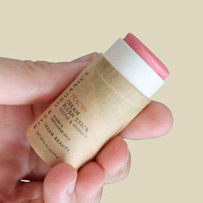Creamy Vegan Blush Stick -  Peachy - Homeland Harvest