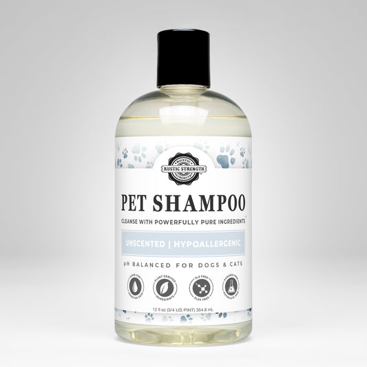 Pet Shampoo | Soothing & Deodorizing | Unscented - Homeland Harvest