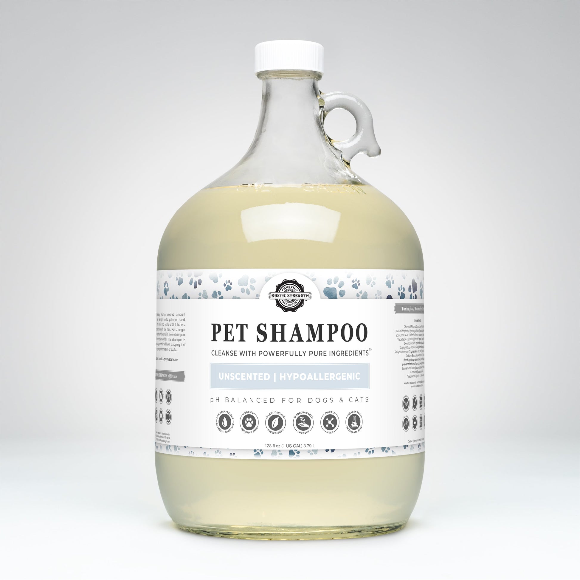 Pet Shampoo | Soothing & Deodorizing | Unscented - Homeland Harvest
