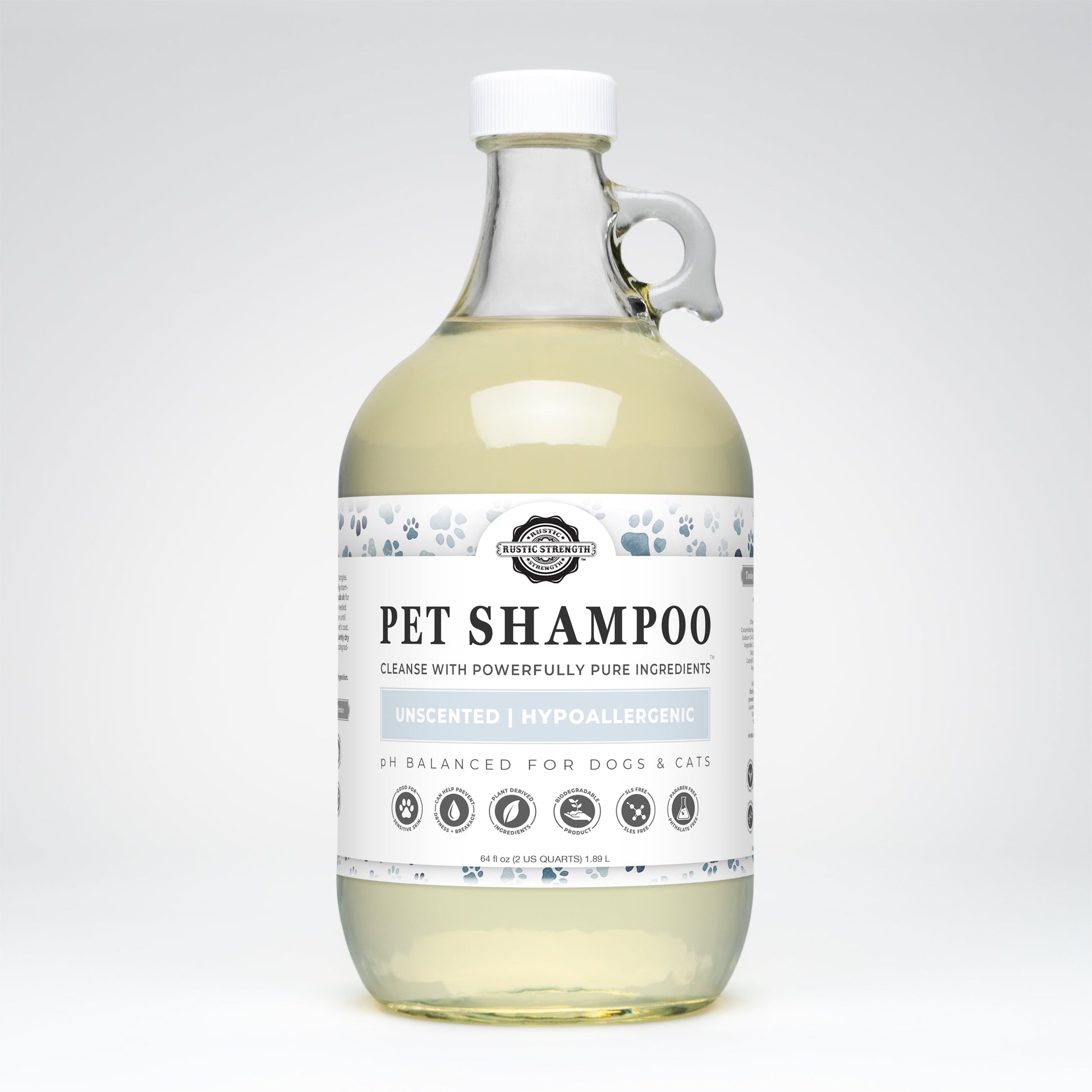 Pet Shampoo | Soothing & Deodorizing | Unscented - Homeland Harvest