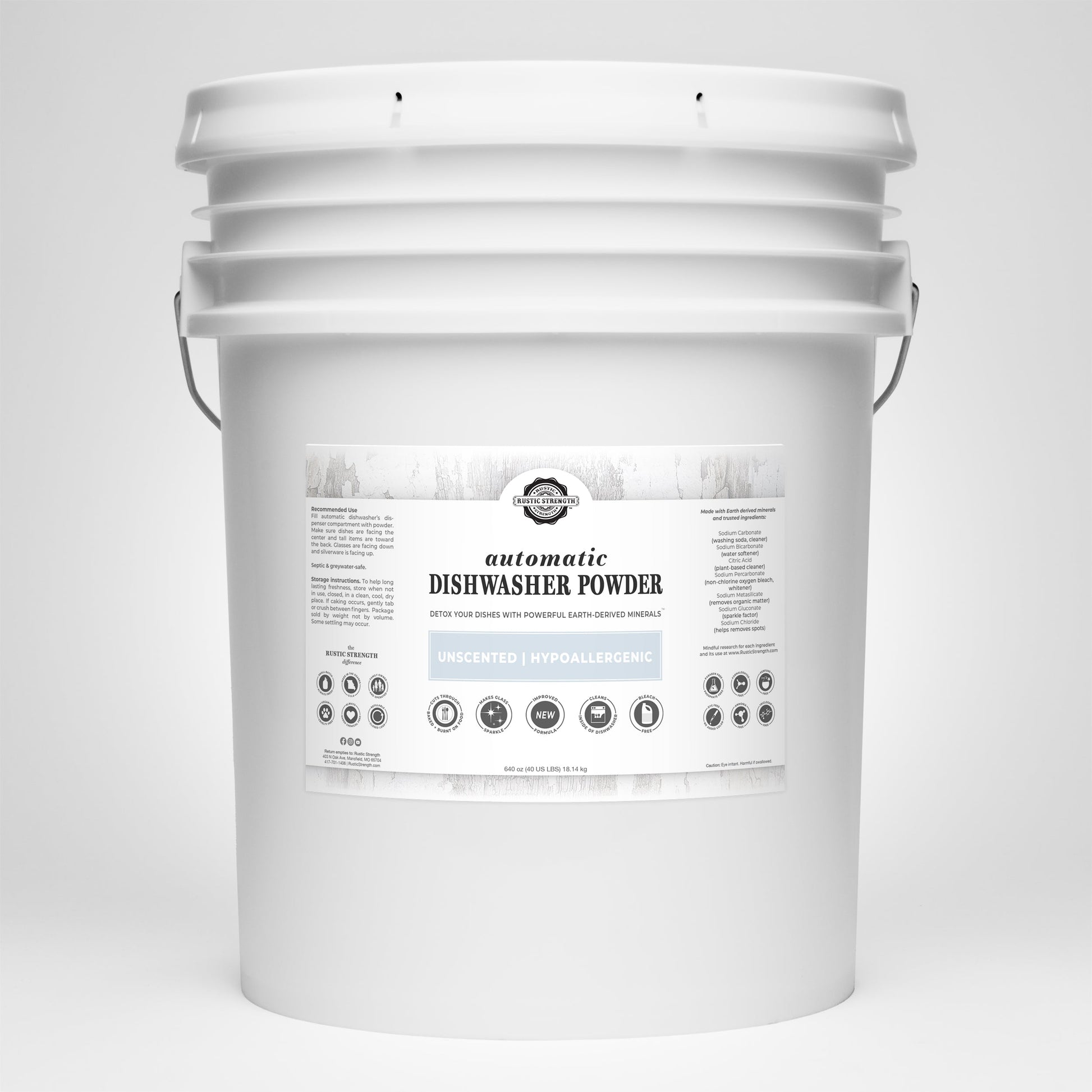 Automatic Dishwasher Powder - Homeland Harvest