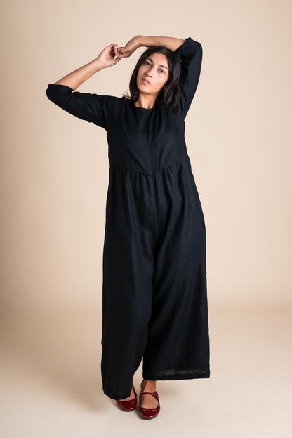 Ranch Jumpsuit (Updated) in Black