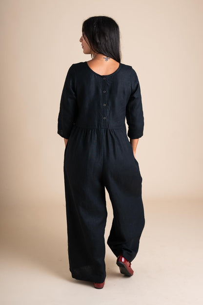 Ranch Jumpsuit (Updated) in Black