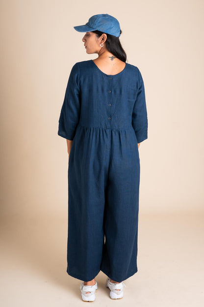 Ranch Jumpsuit (Updated) in Navy