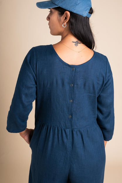 Ranch Jumpsuit (Updated) in Navy