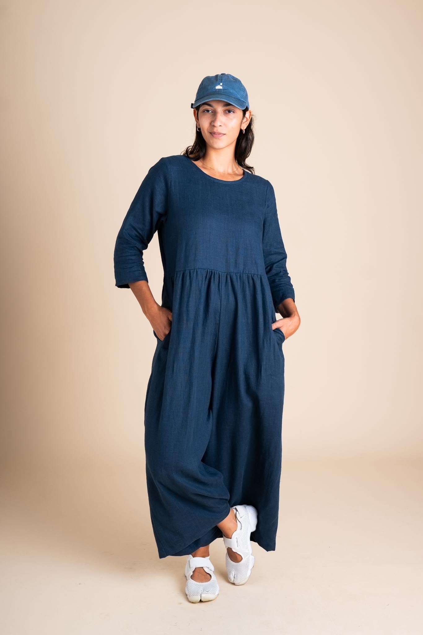 Ranch Jumpsuit (Updated) in Navy