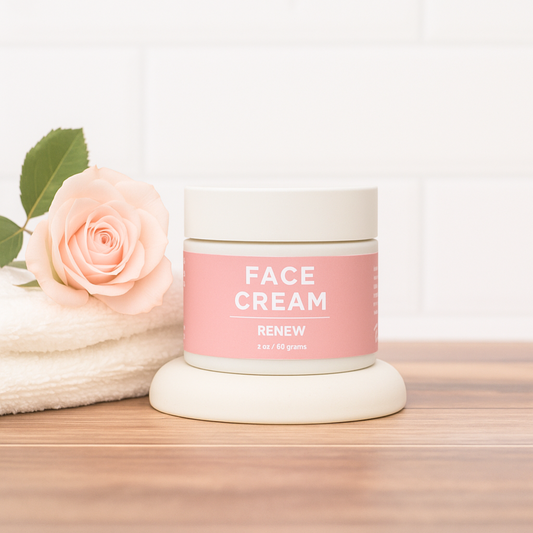 Renew face cream + collagen - Homeland Harvest