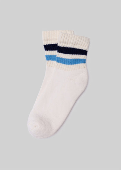 The Retro Stripe Quarter Crew