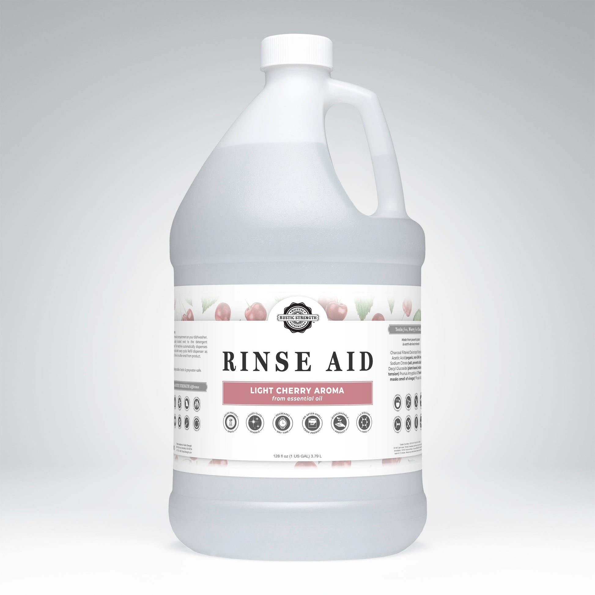Rinse Aid for Automatic Dishwashers | Light Cherry - Homeland Harvest