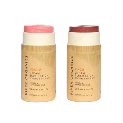 Creamy Vegan Blush Sticks | Set of 2 Mix &  Match - Homeland Harvest