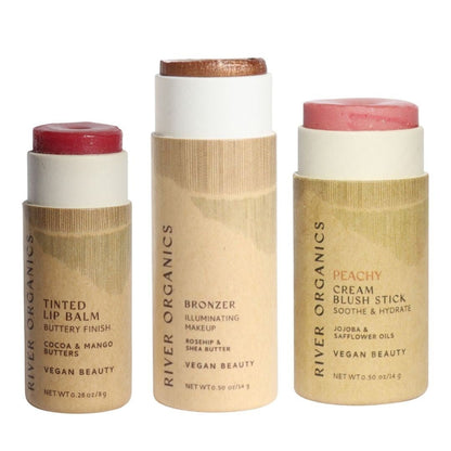 Lip + Highlighter + Blush Set