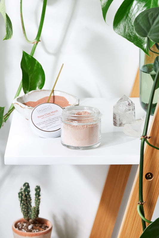 Rose Clay Face Mask - Homeland Harvest
