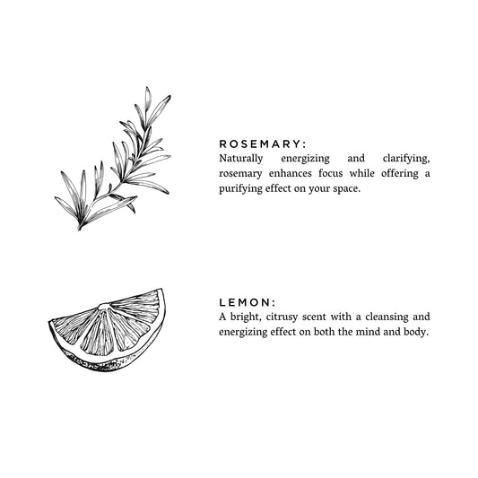Rosemary + Lemon - Signature Candle - Homeland Harvest