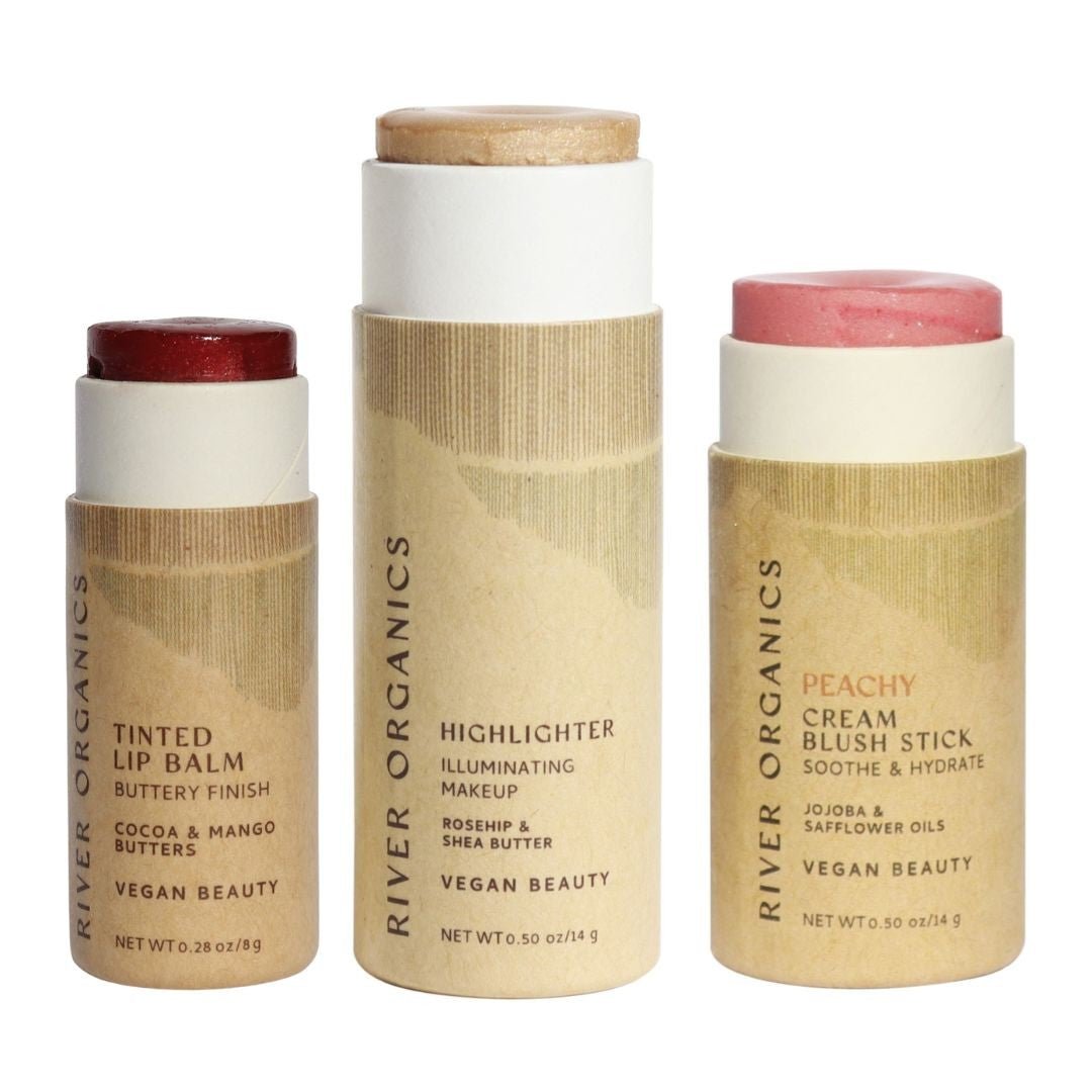 Lip + Highlighter + Blush Set