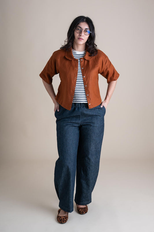 Ruthie Top in Rust