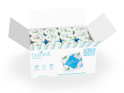 Bumroll, Proudly Made in USA, Premium Toilet Paper & Paper Towels, Plants Trees In The USA - Homeland Harvest