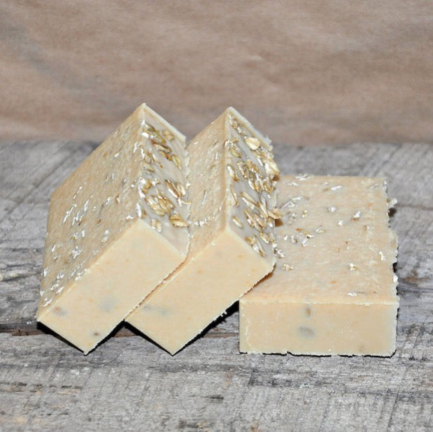 Goat Milk & Oatmeal Bar Soap, Unscented - Homeland Harvest