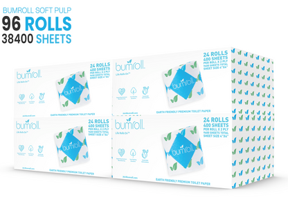 Bumroll, Proudly Made in USA, Premium Toilet Paper & Paper Towels, Plants Trees In The USA - Homeland Harvest