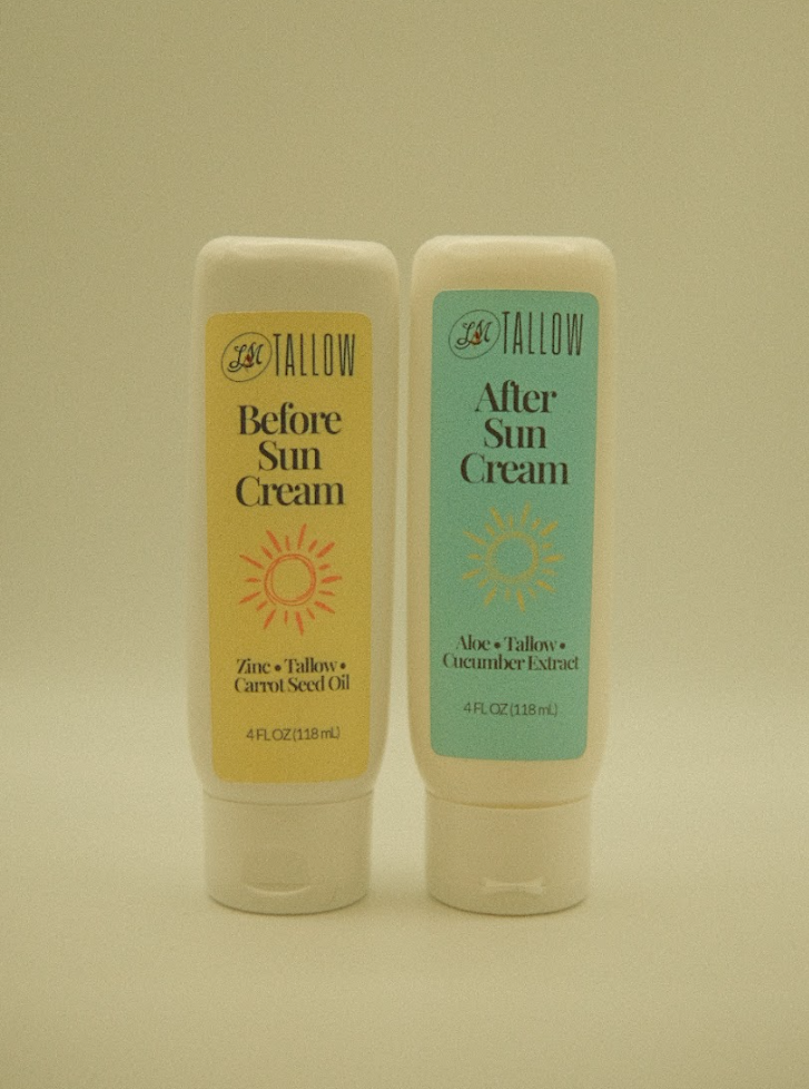 Tallow After Sun Cream | Nourishing Tallow Skincare | Natural Soothing Moisturizer