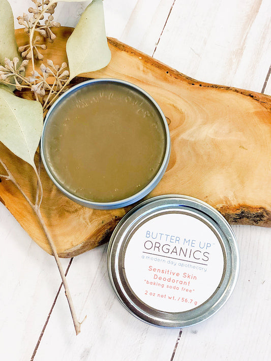 Organic Sensitive Skin Deodorant / BAKING SODA FREE - Homeland Harvest