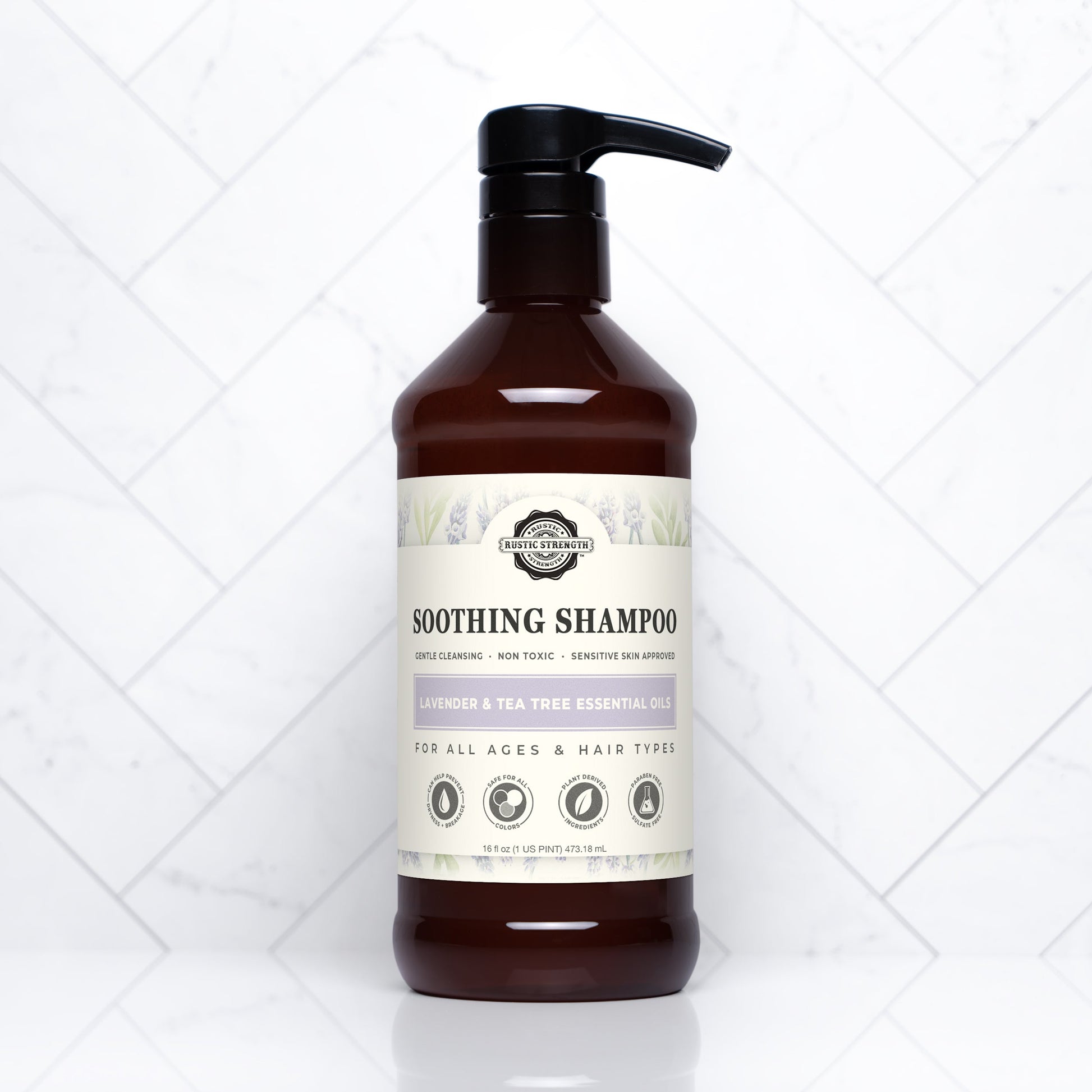 Soothing Shampoo | Lavender & Tea Tree - Homeland Harvest