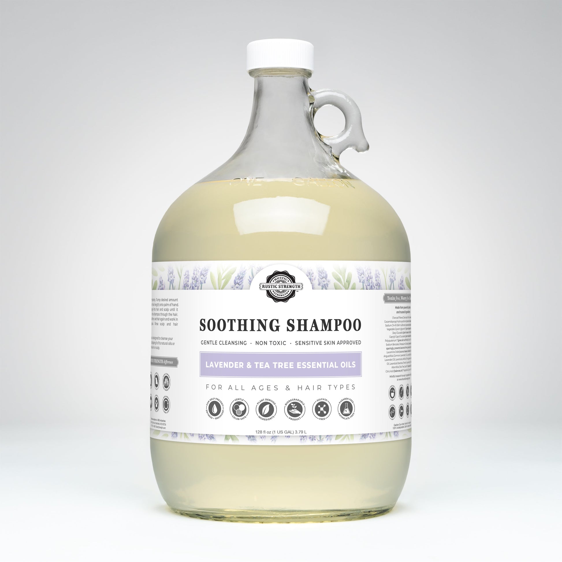 Soothing Shampoo | Lavender & Tea Tree - Homeland Harvest
