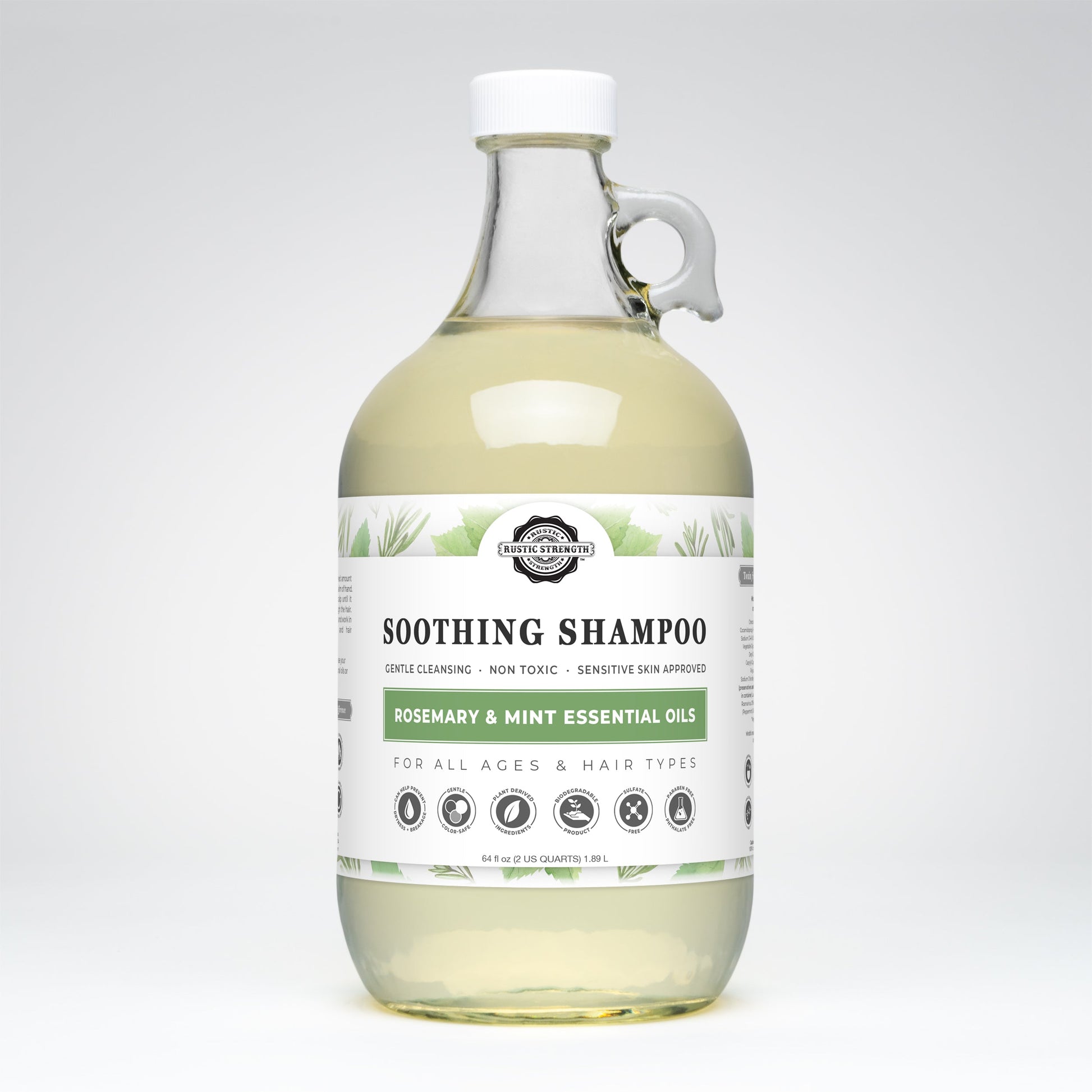 Soothing Shampoo | Rosemary & Mint - Homeland Harvest