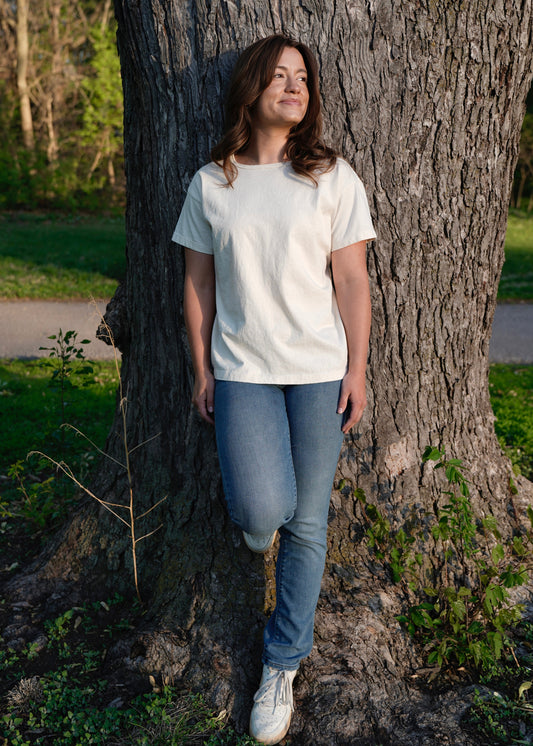 Women’s Organic Cotton Scoop Neck T-Shirt - Homeland Harvest