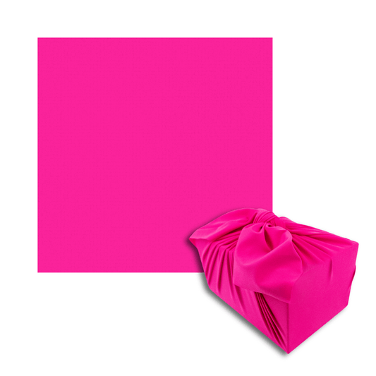 Large Reusable Cloth Furoshiki Gift Wrap | Hot Pink - Homeland Harvest