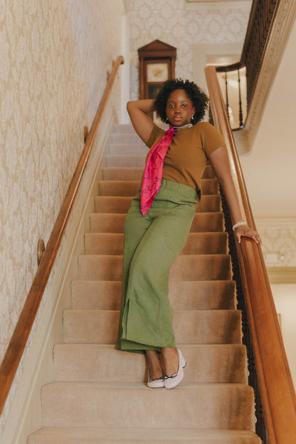 Zero Waste Pants in Clover