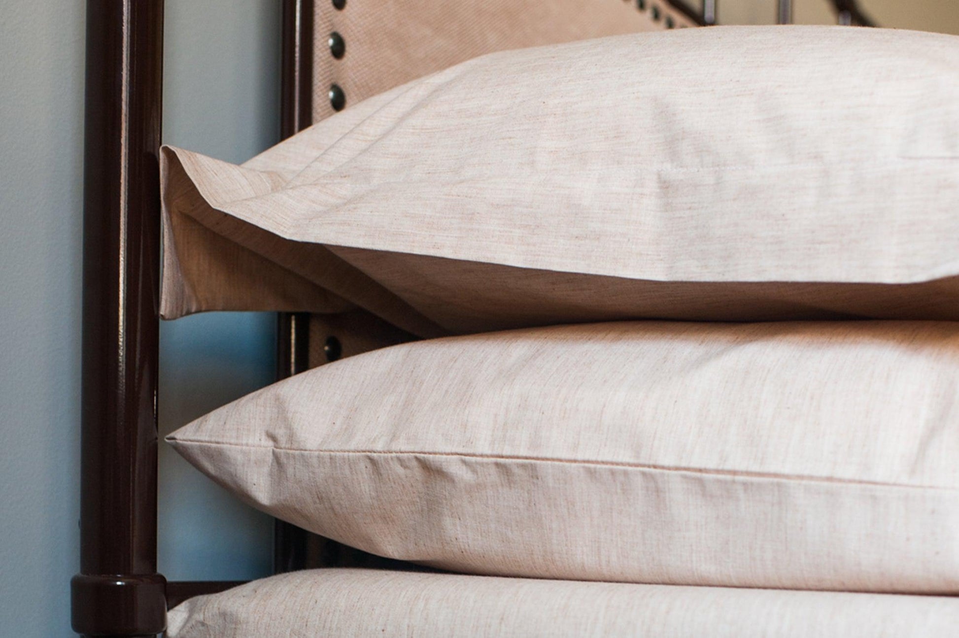 Colored Cotton Bed Pillowcases - Homeland Harvest