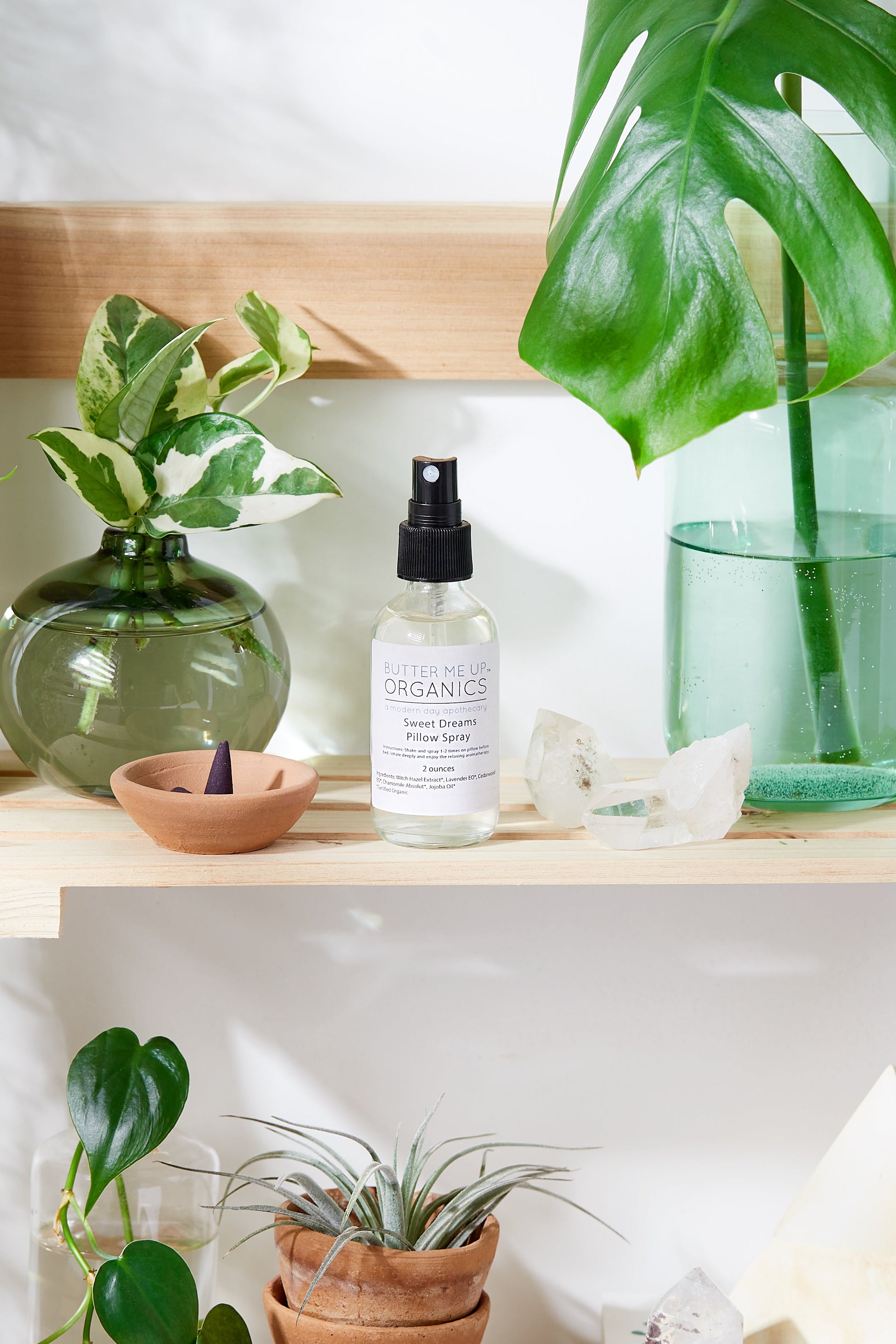 Organic Pillow Mist / Aromatherapy  / Relaxing Essential Oils / Gentle Sleep / Butter Me Up Organics - Homeland Harvest