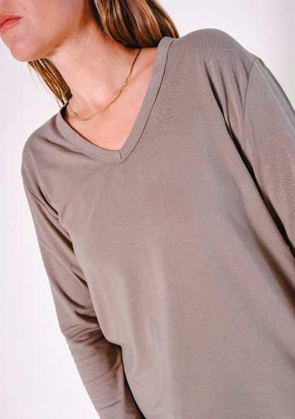 Toni PJ Shirt - Olive - Homeland Harvest