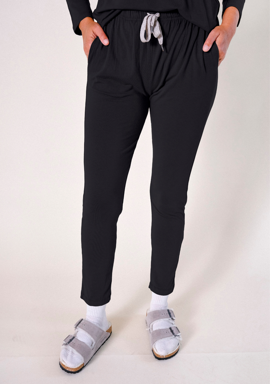 Toni PJ Pant - Black - Homeland Harvest