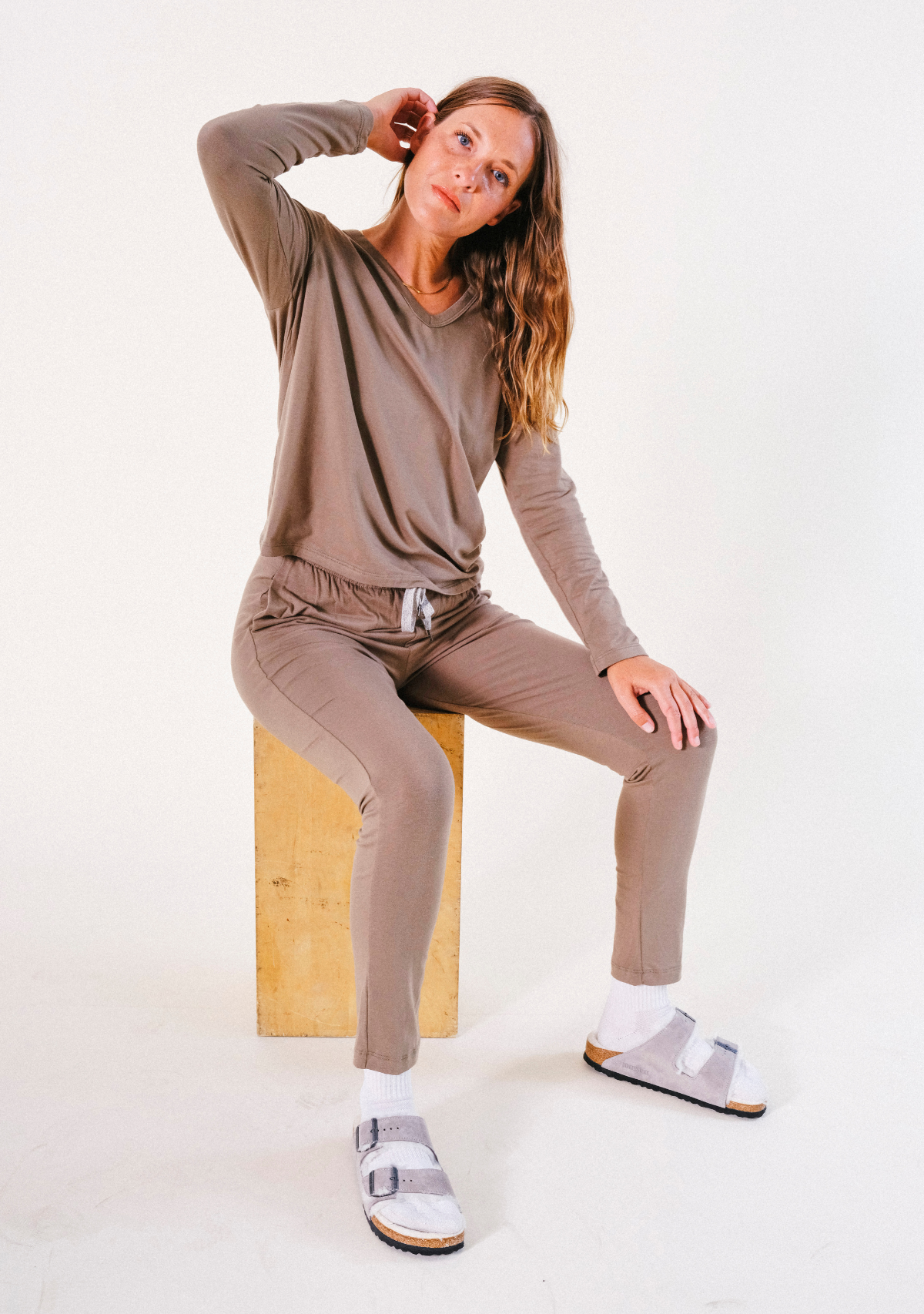 Toni PJ Pant - Olive - Homeland Harvest