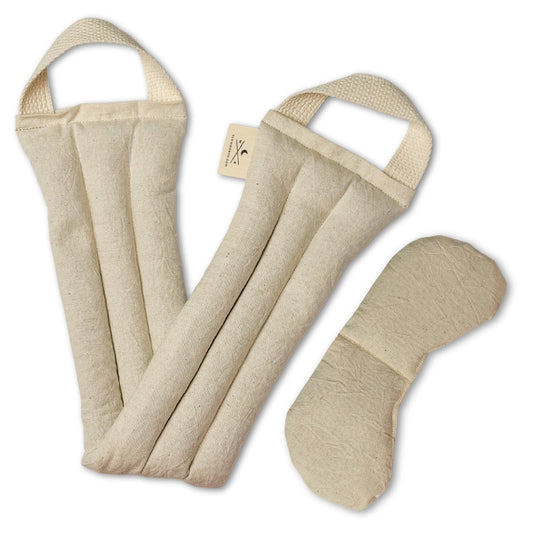 Eye Mask + Neck Wrap Bundle - Natural - Homeland Harvest