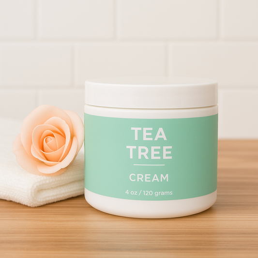 Tea Tree Organic Cream - fungal + candida - Homeland Harvest