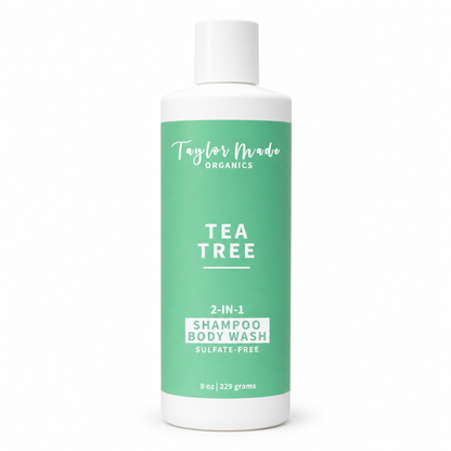 Tea Tree Organic Body Wash and Shampoo - fungal / candida