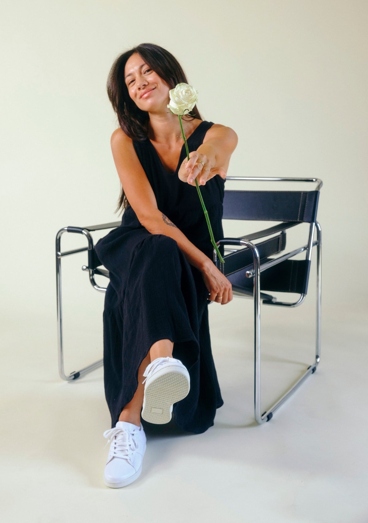 Teresa Tiered Tank Dress - Black - Homeland Harvest