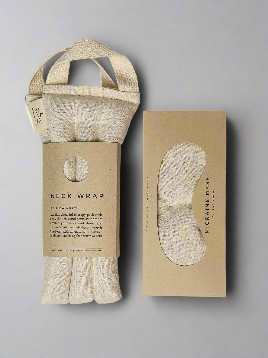Eye Mask + Neck Wrap Bundle - Natural - Homeland Harvest