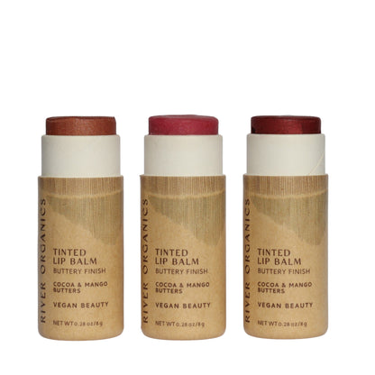 Set of 3 Tinted Vegan Lip Balms - Homeland Harvest