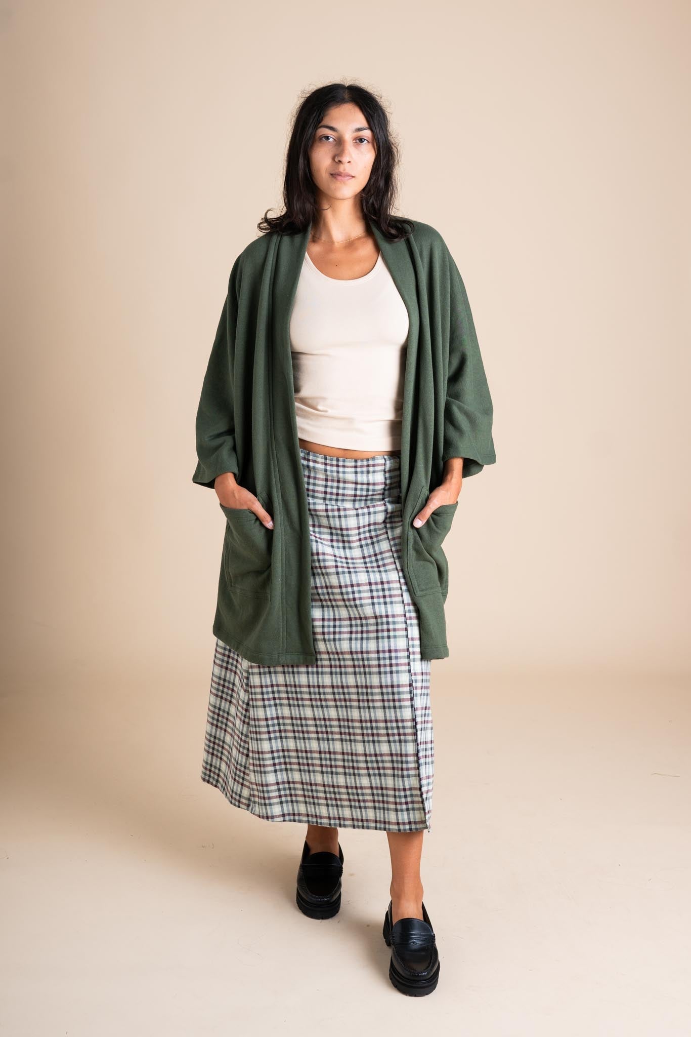 Timberline Cardigan (Updated) in Forest