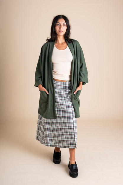 Timberline Cardigan (Updated) in Forest