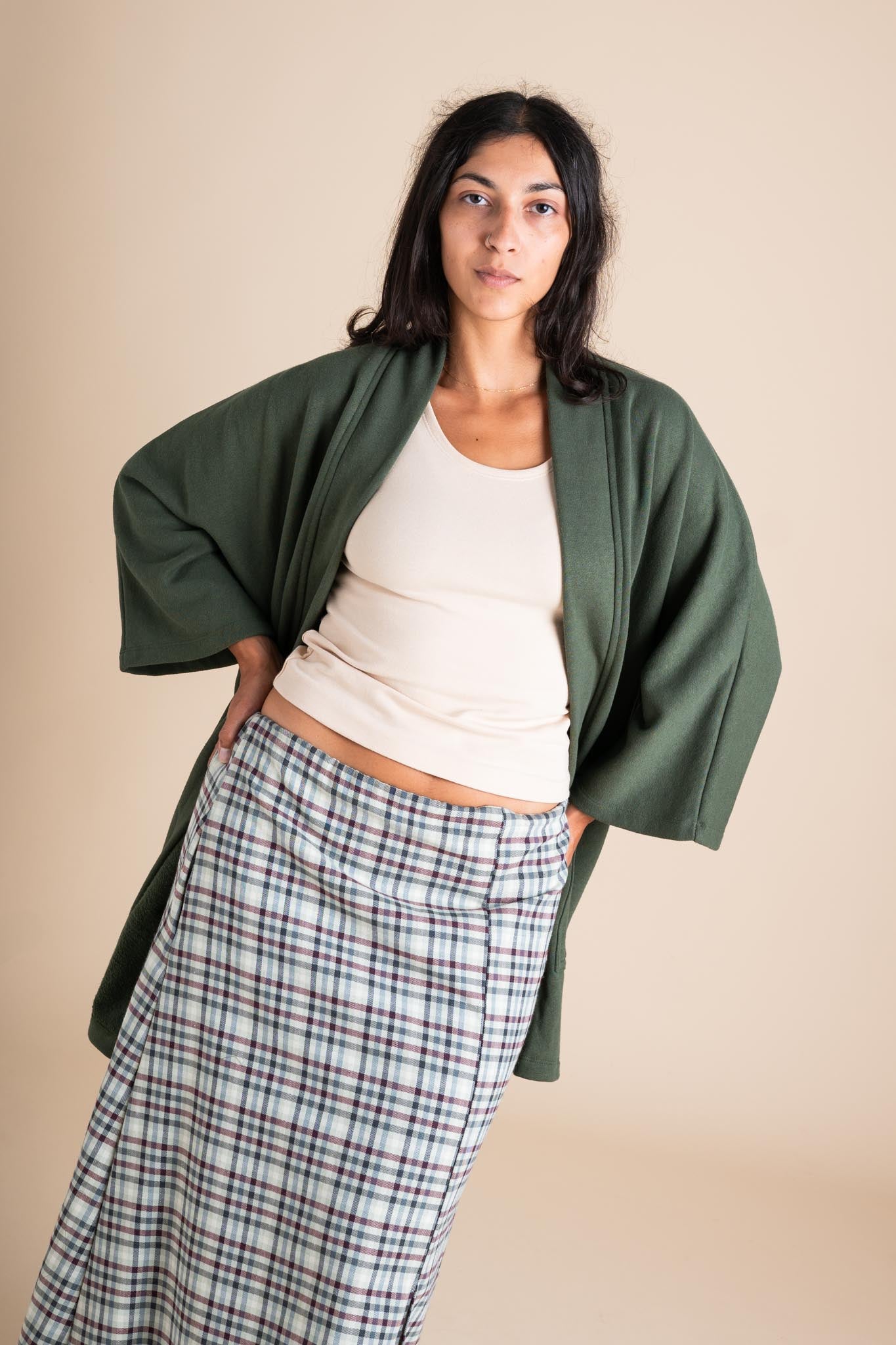 Timberline Cardigan (Updated) in Forest