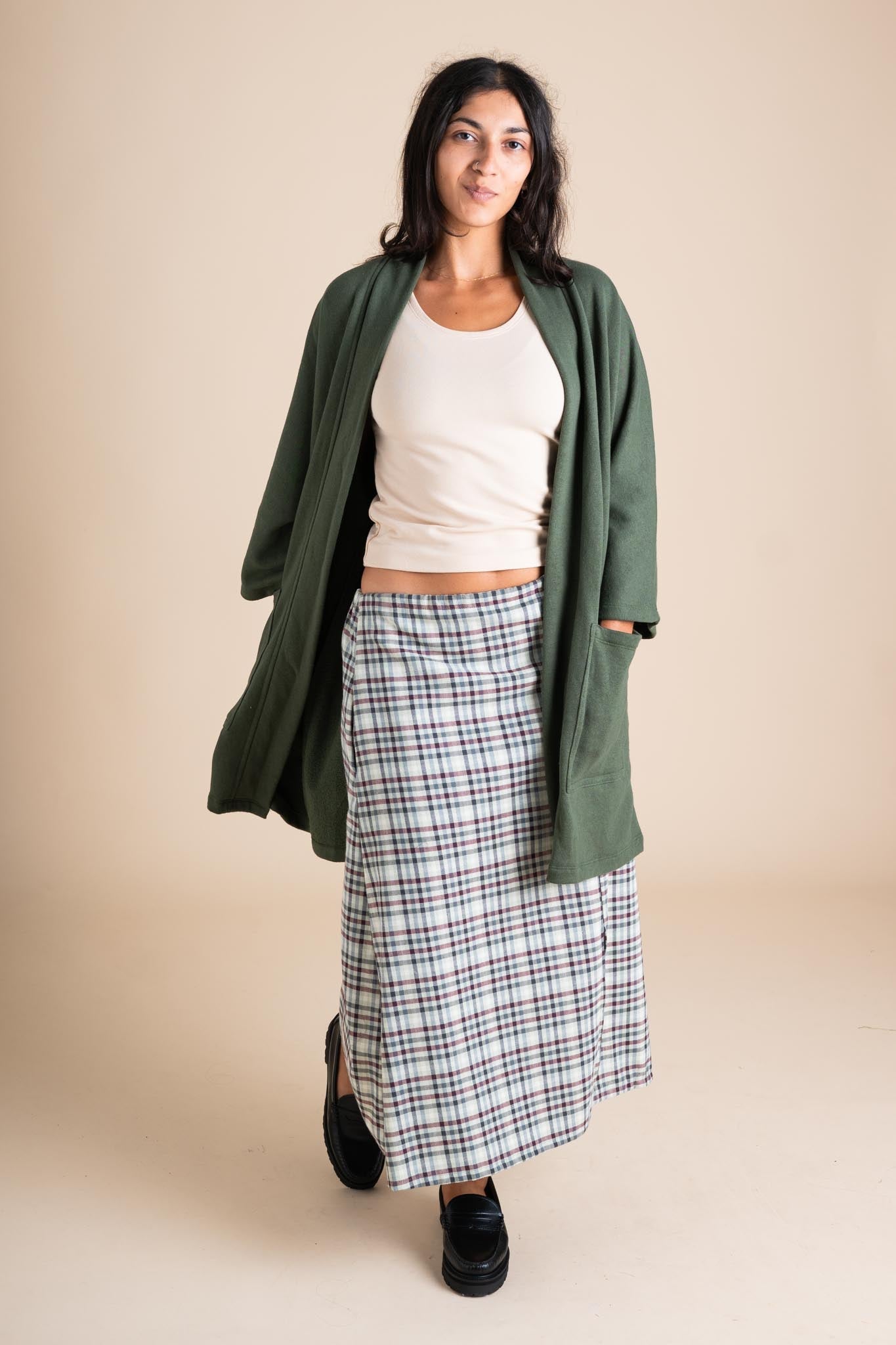 Timberline Cardigan (Updated) in Forest